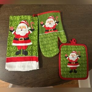 Santa Claus Kitchen Towel Set